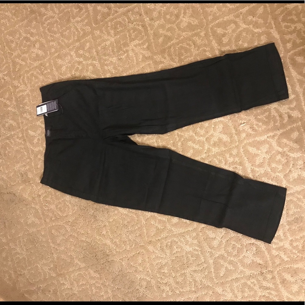 NYDJ black trouser pants size 14 NWT